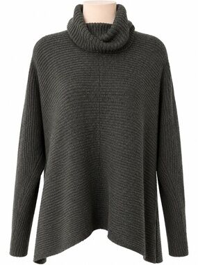 CECE Olive Drab Turtleneck Sweater